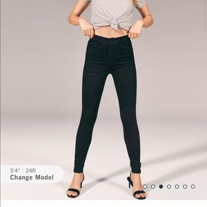 Abercrombie High Rise Super Skinny Jeans